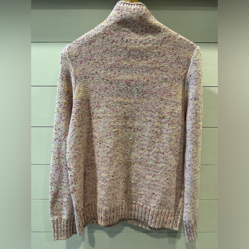 LOFT Outlet Women's Speckled Cable Knit Sweater- size Medium - Picture 5 of 6